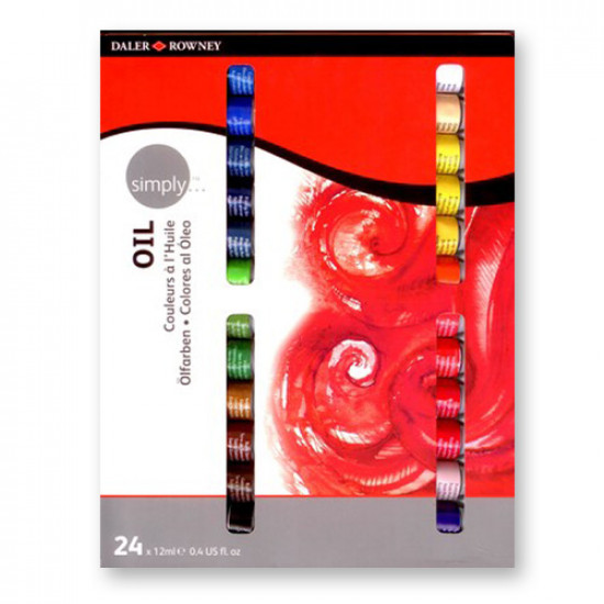 Daler-Rowney Simply Oil Colors Set of 24