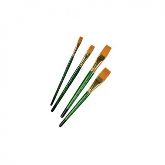 Tri Star Fine Art Taklon Flat Brush Set TR 7 Tri Star Fine Art Taklon Flat Brush Set TR 7