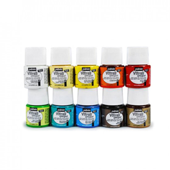 Pebeo Vitrail Glass Colors (Set of 10) Pebeo Vitrail Glass Colors (Set of 10)