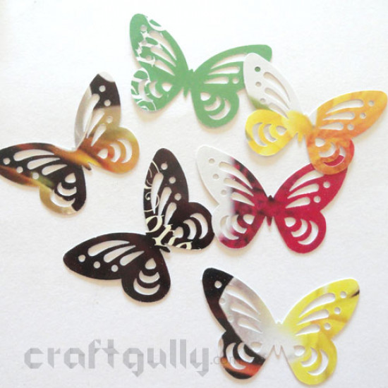 Paper Craft - Butterflies With Unique Prints Paper Craft - Butterflies With Unique Prints