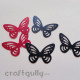 Paper Craft - Perfumed Red & Blue Butterflies