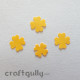 Paper Craft - Hydra Flowers in Golden Yellow (3 sizes)