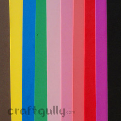Set of 5 Slotted Paper Bead Rollers Rainbow Filigree Print