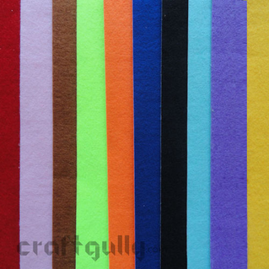 Felt Sticker Sheets - Set of 10 Felt Sticker Sheets - Set of 10