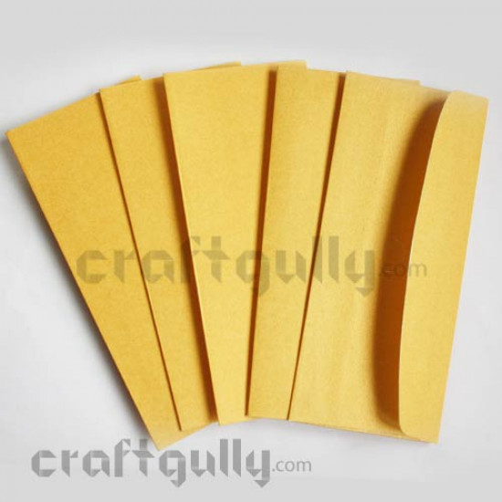Shagun Envelopes - Glitter - Golden Yellow - Pack of 5