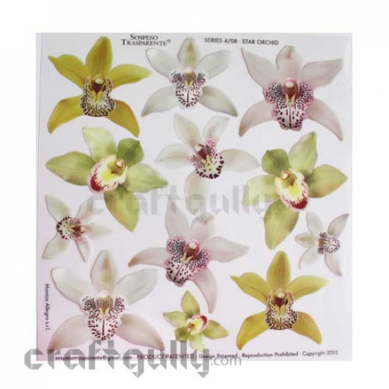 Decoupage - Sospeso Transparente - Star Orchid