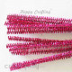 Pipe Cleaners - Glitter Pink - Pack of 10
