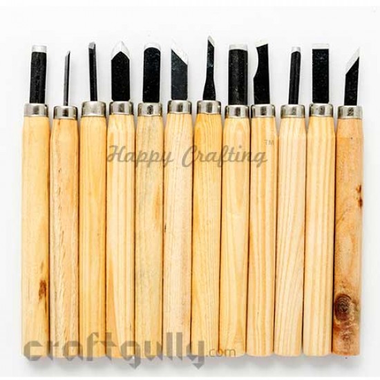 Wood Carving Tools - Set of 12 Wood Carving Tools - Set of 12