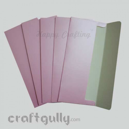 Shagun Envelopes - Metallic Card - Perfumed - Baby Pink