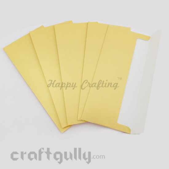 Shagun Envelopes - Metallic Card - Perfumed - Golden
