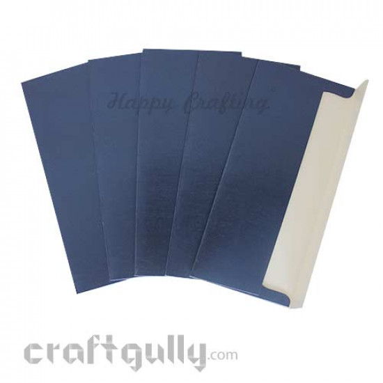 Shagun Envelopes - Metallic Card - Perfumed - Dark Blue