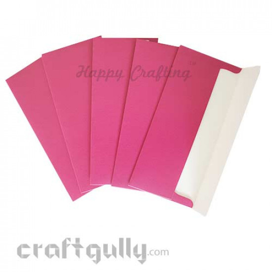 Shagun Envelopes - Metallic Card - Perfumed - Dark Pink