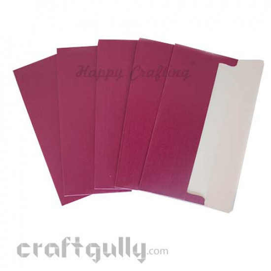 Shagun Envelopes - Metallic Card - Perfumed - Mauve