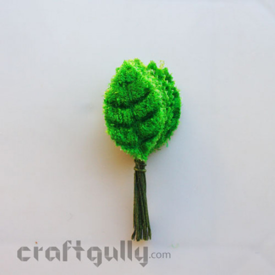 Leaves With Stem - Velvet