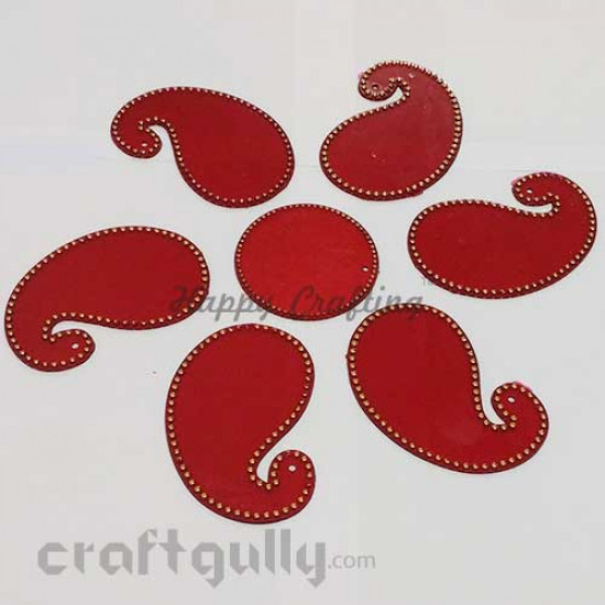 Acrylic Rangoli Base Blank #4 - Red