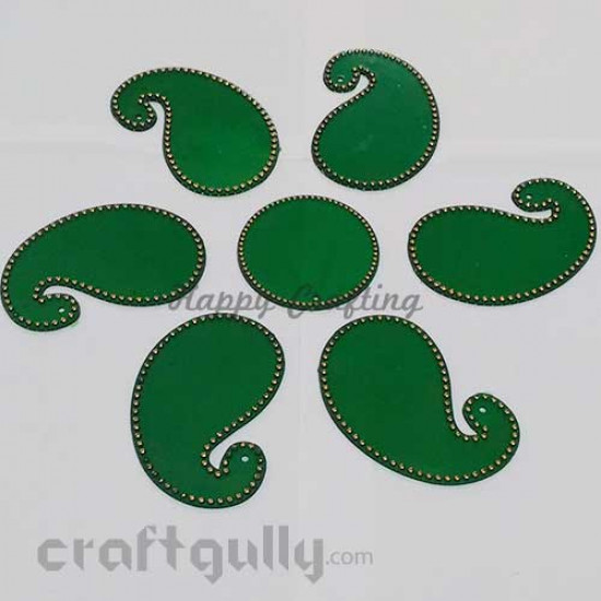 Acrylic Rangoli Base Blank #4 - Dark Green