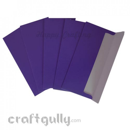 Shagun Envelopes - Metallic Card - Perfumed - Purple