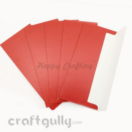 Shagun Envelopes - Metallic Card - Perfumed - Red