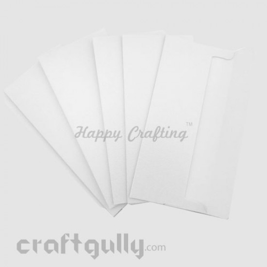Shagun Envelopes - Textured - White