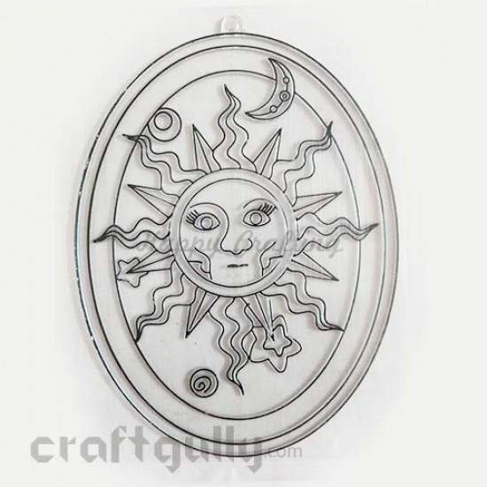 Ready To Paint - Sun Catcher#1 - Oval Ready To Paint - Sun Catcher#1 - Oval
