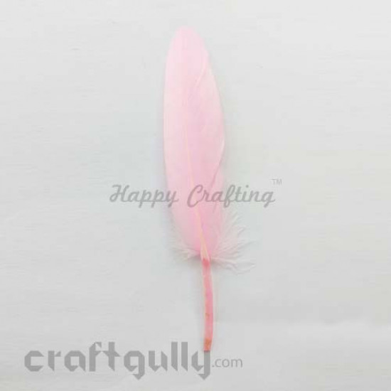 Feathers #2 - 80mm - Baby Pink - Pack of 2