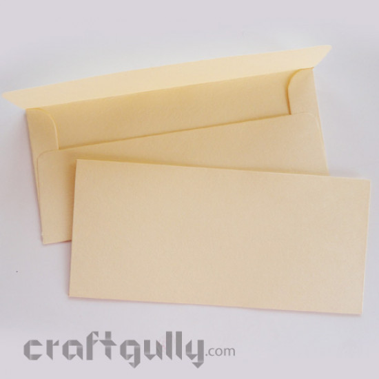 Shagun Envelopes - Glitter Paper - Cream (Pack of 5)