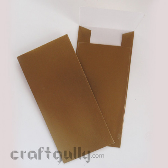 Shagun Envelopes - Metallic Paper - Gold (Pack of 5)