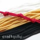 Cords 3mm Nylon - Macrame - Black - 10 meters