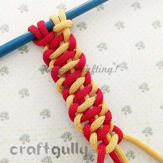 Cords 3mm Nylon - Macrame - Coral Orange - 150 gms