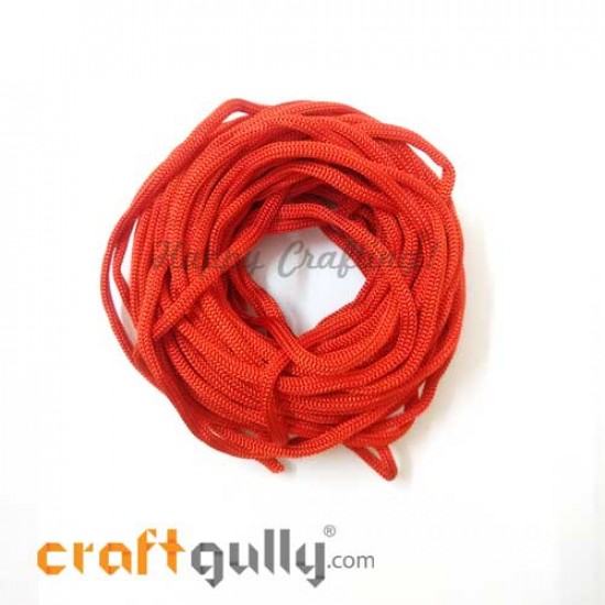 Cords 3mm Nylon - Macrame - Red #2 - 10 meters