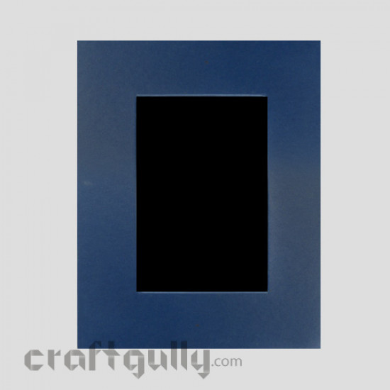 Frame with Dark Blue Border (Medium)