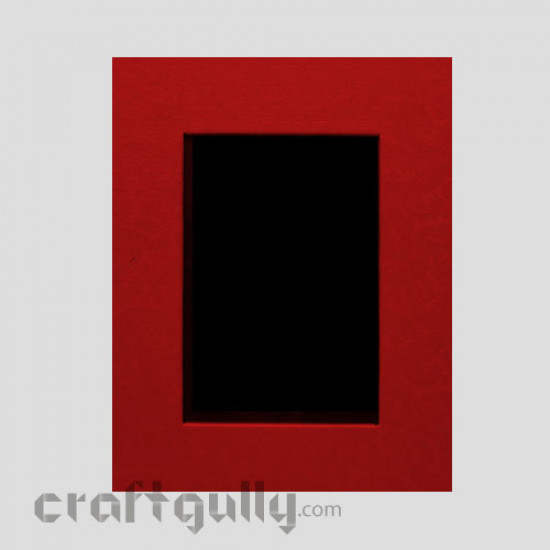 Frame with Red Patterned Border (Medium)
