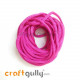 Cords 3mm Nylon - Macrame - Dark Pink - 10 meters