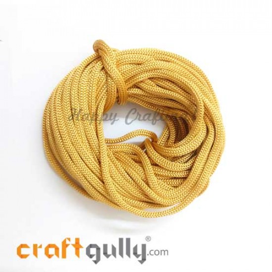 Cords 3mm Nylon - Macrame - Golden - 10 meters