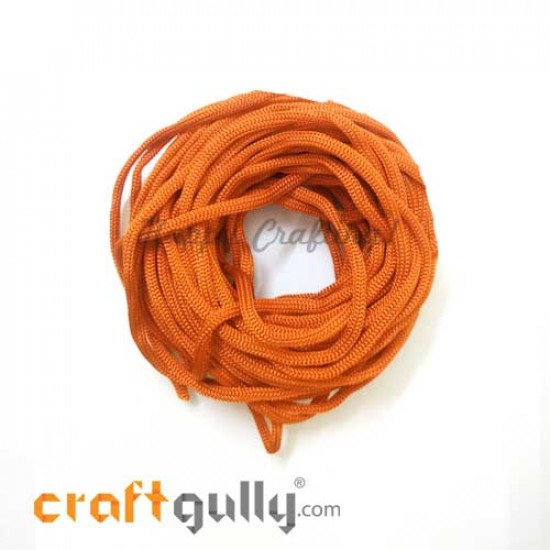 Cords 3mm Nylon - Macrame - Orange - 10 meters