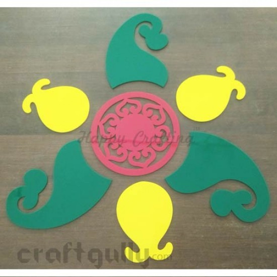 Rangolis - Acrylic - Design #9