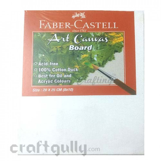 Canvas Board - Faber-Castell - 8x10 inches - Pack of 1