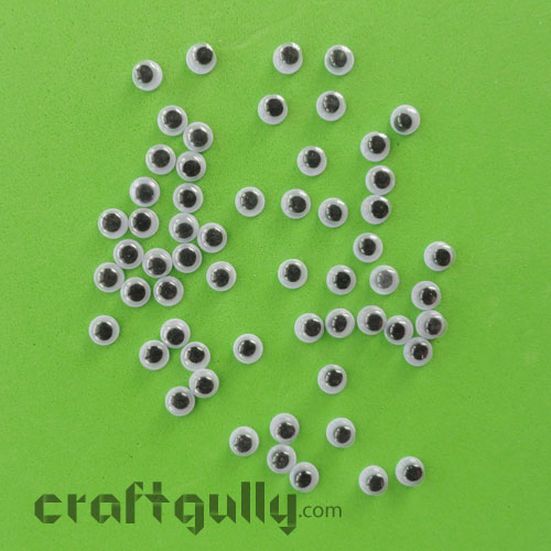 Googly Eyes 5mm - Round - Pack of 60