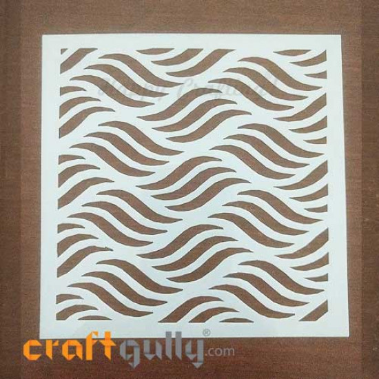 Stencils 130mm - Pattern Waves