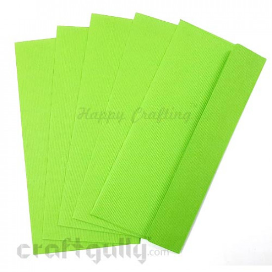 Shagun Envelopes 185mm - Textured Light Green - Pack of 5