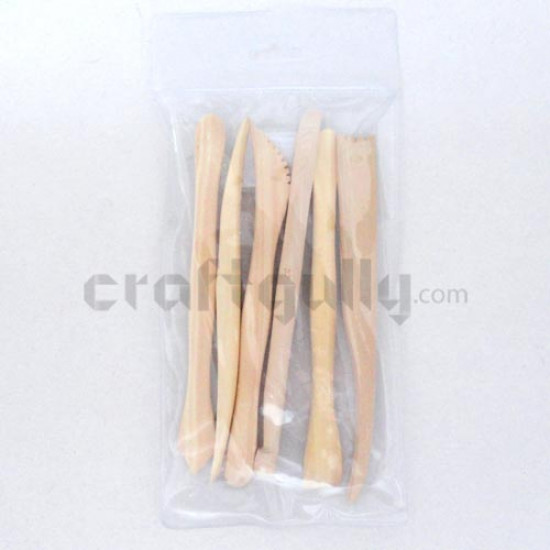Clay Modelling Tools - Set of 6
