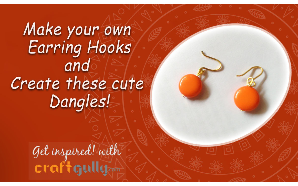 Acrylic Bead Earring With Handmade Earring Hooks