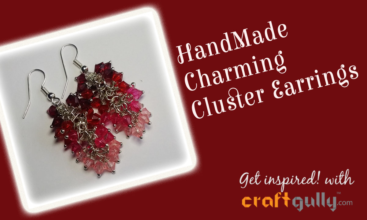 Handmade Charming Cluster Earrings