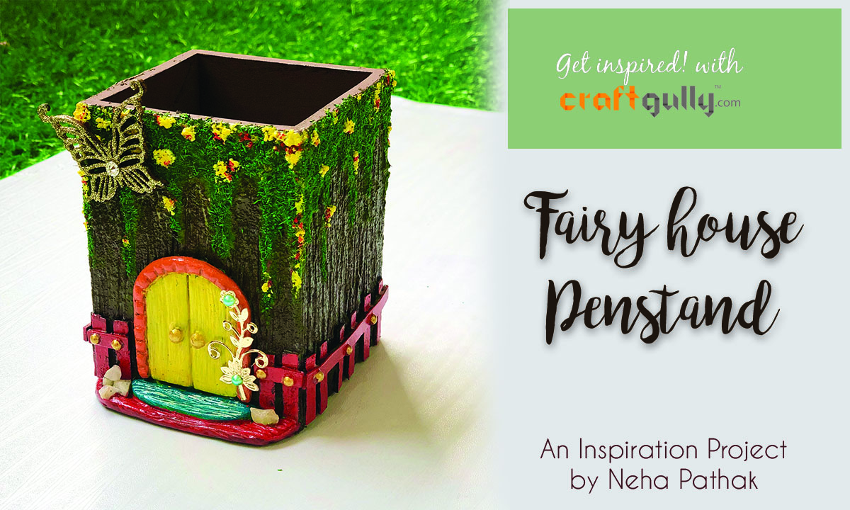 Fairy House Pen Stand Fairy House Pen Stand