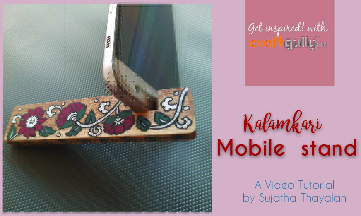 Kalamkari Mobile Stand