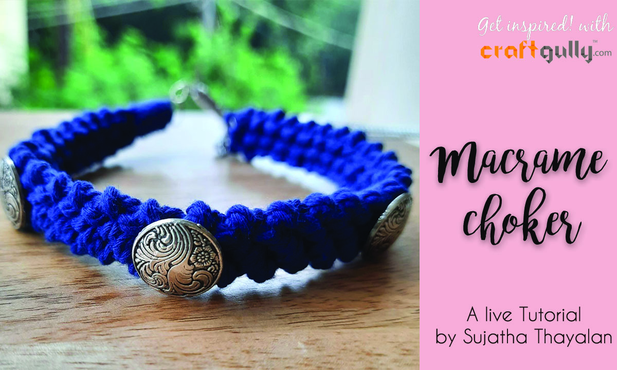 Macrame Choker Macrame Choker