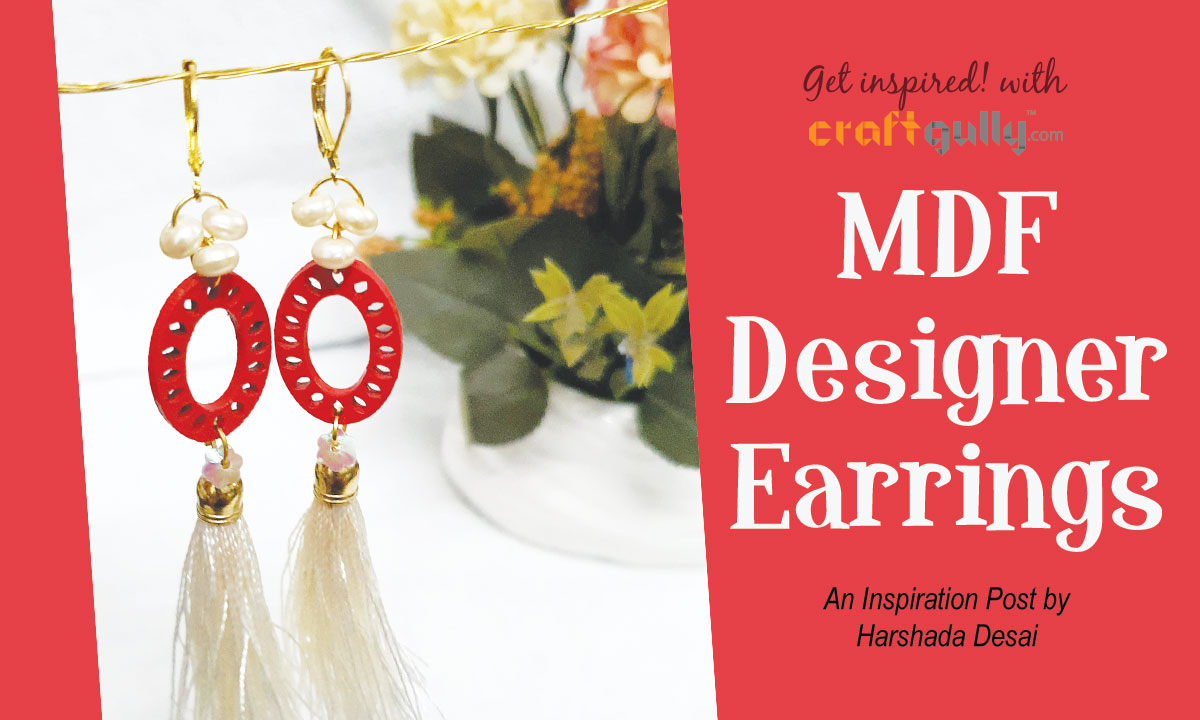 MDF Designer Earrings