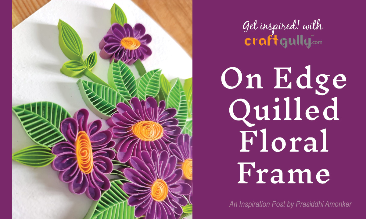 On Edge Floral Frame On Edge Floral Frame