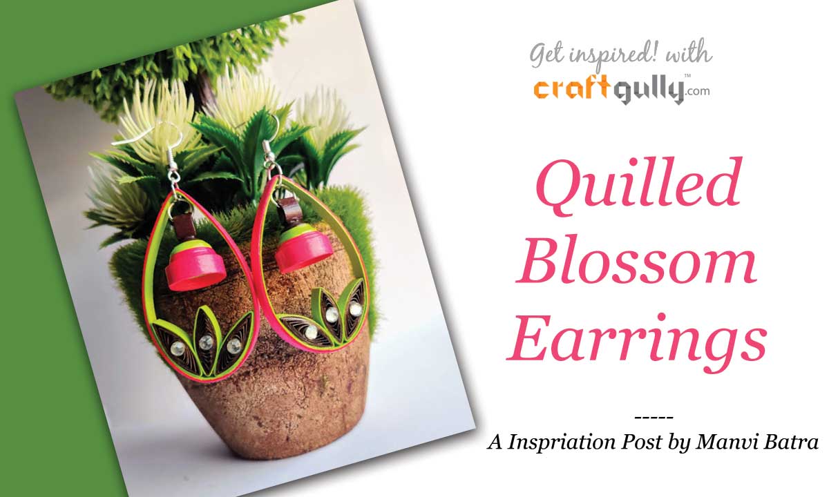 Quilled Blossom Earrings