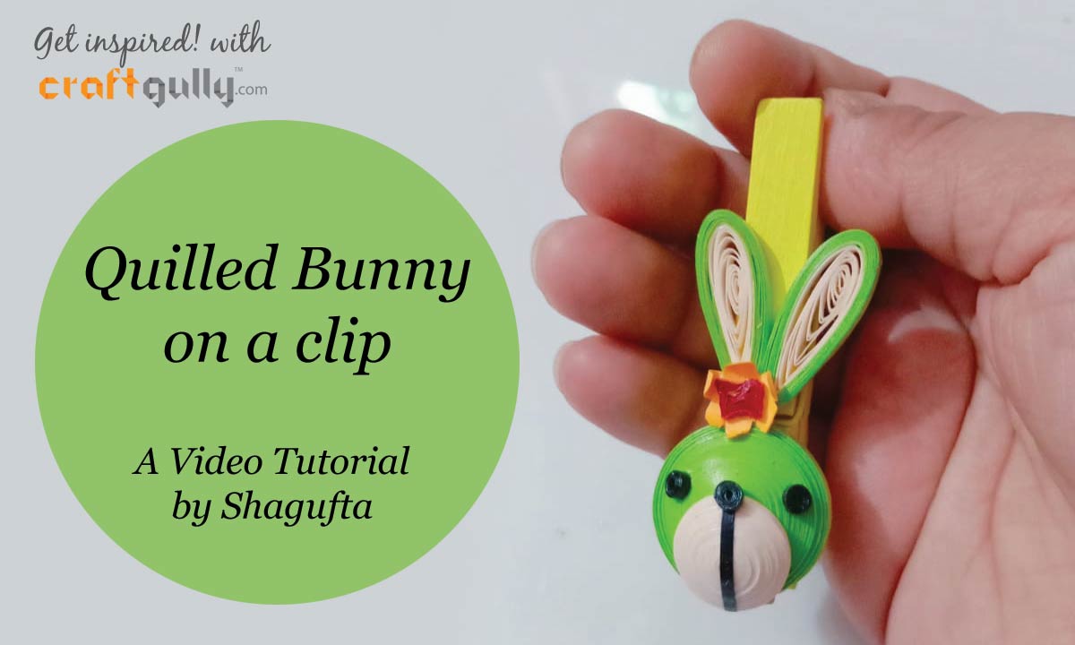 Quilled Bunny - A Video Tutorial